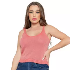 Blusa Regata Tricot Lurex Brilho na internet