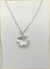Colar Flor Diamantada com Cristal – Delicadeza Artesanal e Brilho - comprar online