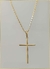 Colar Masculino Cruz Lisa – Fé com Elegância e Minimalismo