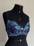 Sutiã bordado azul vintage - comprar online