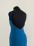 Vestido vintage azul escuro - reciclah