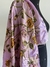 Lenço vintage floral roxo - comprar online