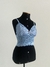 Lingerie azul de renda
