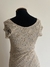 Vestido longo renda bege - reciclah