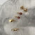 CONJUNTO BRINCOS + ANEIS CORACAO - loja online