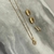 Imagem do CONJUNTO COLAR CORACAO COM MINI ARGOLA E PIERCING FAKE