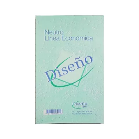 (COD: 579) TALONARIO NEUTRO*50H 10*15 DISENO C/U