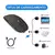 Mouses Sem Fio Recarregável Kit Até 3 Led Rgb 2.4 Ghz Sem Fio - Como Compras