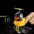 Bicicleta pequeno pato amarelo hélice capacete de pé pato quebrado vento - Como Compras