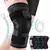 Compressão Manga Joelho Brace com Estabilizadores Laterais, Patella Gel, Menisc