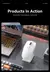 Imagem do Mouse gamer Attack Shark x6 paw3395, mouse bluetooth, conexão de três modos,