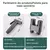 Kit Duche Higiênico com Disco Duplo e Saída de Água, Preto - Como Compras