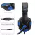 Headset Gaming com fio com microfone com cancelamento de ruído, Gamer ajustado na internet