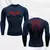 Imagem do Camiseta masculina de compressão para corrida com estampa de anime, Secagem Rápida, Fitness Sportswear, Ginásio Esportes, Manga Comprida, Top Respirável, Casual, S-3XL