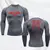 Camiseta masculina de compressão para corrida com estampa de anime, Secagem Rápida, Fitness Sportswear, Ginásio Esportes, Manga Comprida, Top Respirável, Casual, S-3XL