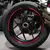 Roda reflexiva adesivos e decorativos, Car Styling tiras, fita reflexiva aro, moto - comprar online
