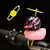 Bicicleta pequeno pato amarelo hélice capacete de pé pato quebrado vento na internet