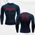 Camiseta masculina de compressão para corrida com estampa de anime, Secagem Rápida, Fitness Sportswear, Ginásio Esportes, Manga Comprida, Top Respirável, Casual, S-3XL - Como Compras