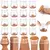 Tampas de Silicone para Móveis, Mesa e Cadeira Leg Caps, Pés Protetores. - comprar online
