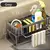 Rack de drenagem de cozinha esponja rack pia do agregado familiar pano cesta. - comprar online