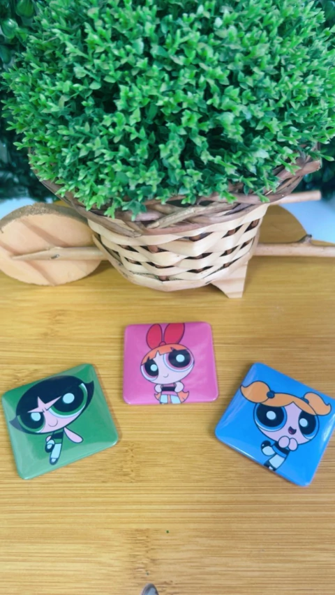Gift íma de geladeira meninas super poderosas