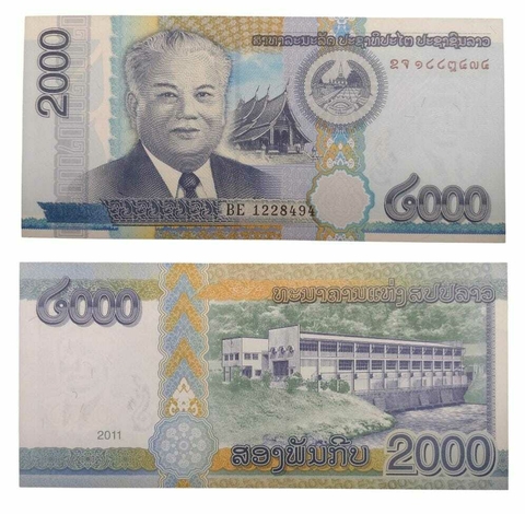 Laos, 2000 kip 2011