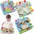 Livros de pano infantis, tecido de macaco, coruja, cachorro, recém-nascido, brinquedos educacionais, fofo para crianças, livro, rattan - thamyres
