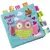 Livros de pano infantis, tecido de macaco, coruja, cachorro, recém-nascido, brinquedos educacionais, fofo para crianças, livro, rattan - loja online