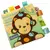 Imagem do Livros de pano infantis, tecido de macaco, coruja, cachorro, recém-nascido, brinquedos educacionais, fofo para crianças, livro, rattan