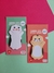 Post it Gato cores variadas, 01 preto, 02 brancos e 04 amarelos