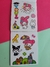 Bloquinho adesivo turma Hello Kitty com 12 folhas - loja online