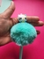 caneta gel pompom gigante hello kitty - tinta azul