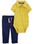 Conjunto 2 pzas Carter's Polo Amarillo