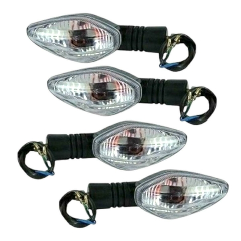 kit 4 PISCA SETA NXR BROS 150 160 2014 A 2025 , TITAN , FAN 125 150 2000 A 2013 ( com lampadas )