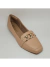 Imagem do Sapatilha Mocassim Feminina Enfeite Corrente Dourada Delicada