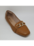Sapatilha Mocassim Feminina Enfeite Corrente Dourada Delicada - comprar online