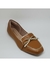 Imagem do Sapatilha Mocassim Feminina Enfeite Laço Dourado