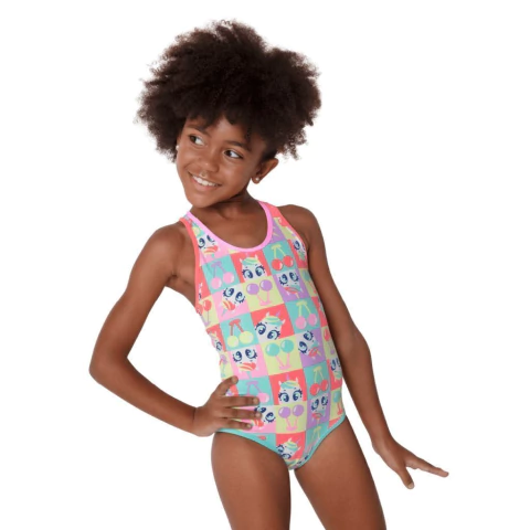 Maio com Proteção Solar Menina Unicórnio Cherry