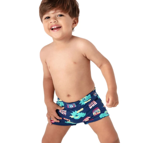 Sunga Boxer Bebê Menino Dragão Street - comprar online
