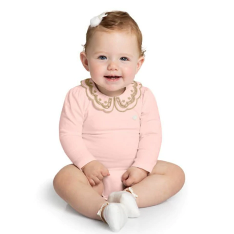 Body Menina Bebê - Rosa - comprar online