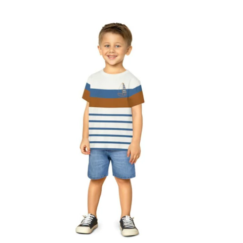 Camiseta Infantil Menino em Bordado Milon - comprar online