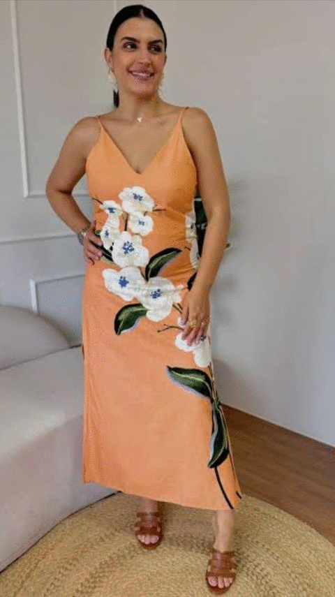 350112 VESTIDO LONGO ALCINHA BUQUE - comprar online