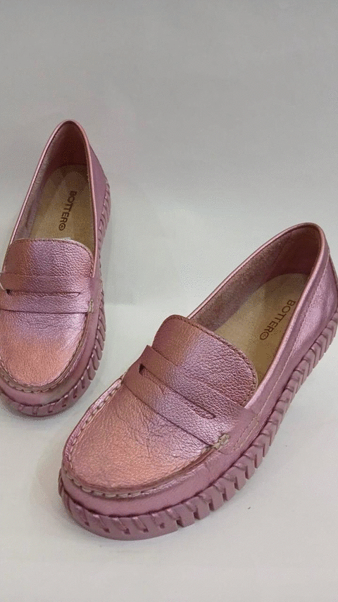 354122 SAPATO COURO METALIZADO ROMA PRATA 34 - comprar online