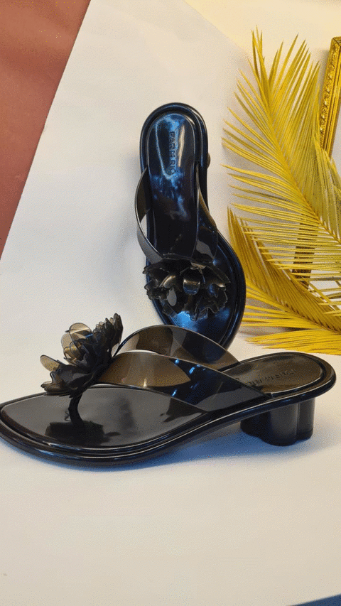 J1014100020002U CALÇADOS SANDALIA SALTO BAIXO PLÁSTICO - H44