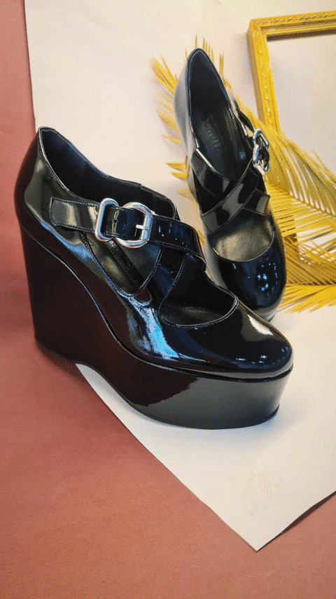 S2241600010003U CALÇADOS FECHADO SALTO ALTO COUROS - G19