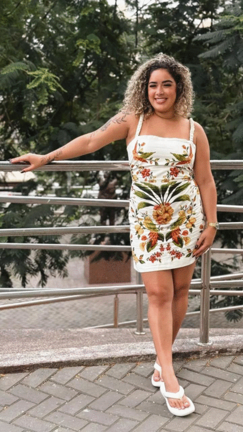 346100 VESTIDO CURTO BOSQUE CHIC - comprar online