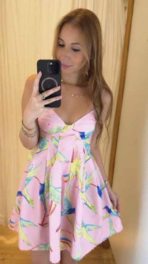 350709 VESTIDO CURTO BEIJA FLOR