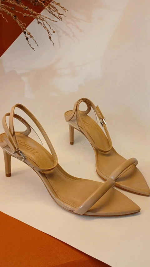 CALCADOS SANDALIA SALTO MEDIO MULTIMATERIAL - comprar online