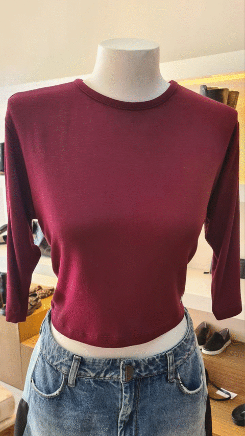 342200136.026.00001 CAMISETA OPEN G BORDO INTENSITY - comprar online