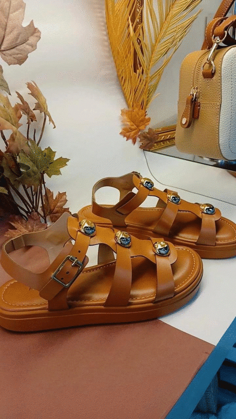 C3071700010001U CALÇADOS SANDALIA SALTO BAIXO SINTETICOS - G15 - comprar online